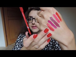 Haul revue avis aliexpress rouge a levre long tenue matte menow cosmetics long lasting lip encre