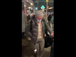 Ready for the season to start, nyc jfk @russohockey @kaprizoirill mnwild nhl