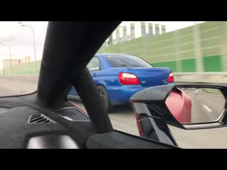 Subaru impreza vs lamborghini huracan performante