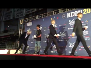 [video] 160626 bts kcon red carpet