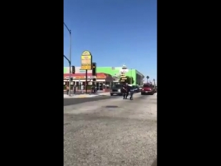 This insane woman goes bezerk and attacks a long island police officer