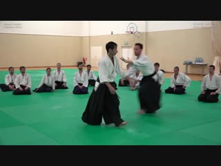 Айкидо от захватов сзади