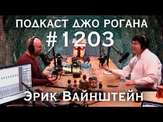 Подкаст джо рогана #1203 эрик вайнштейн [русская озвучка]