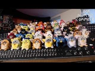 The furby organ, a musical instrument made from furbies