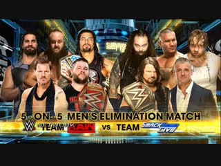 (wwe mania) survivor series 2016 team raw vs team smack down