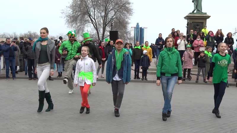 Одесса 16 03 2019 день святого патрика у дюка