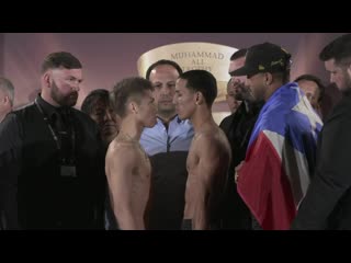 Naoya inoue vs emmanuel rodriguez weigh in