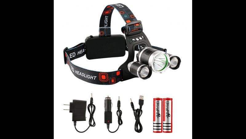 Сверхмощный фонарь boruit hl 720