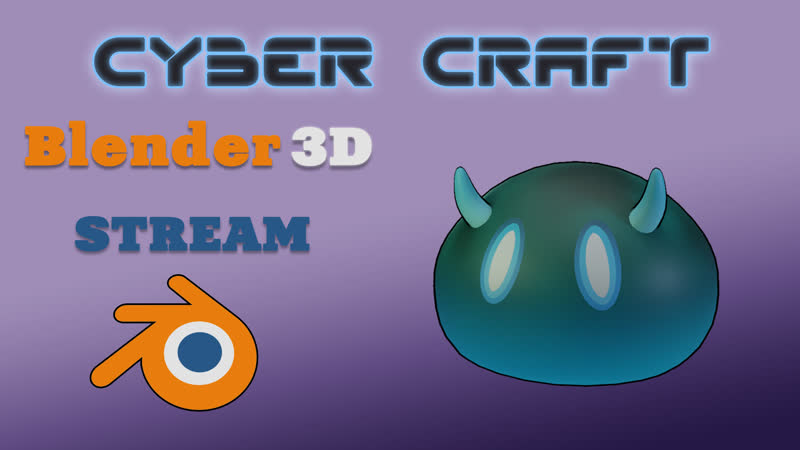 Вечерний blender слаймы и genshin