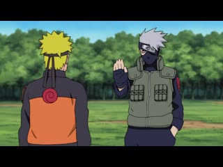 Какаши показывает чидори наруто