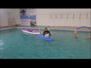 Чарлик 3 занятие в бассейне