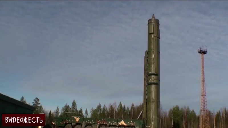 Запуск "тополя" © видеожесть