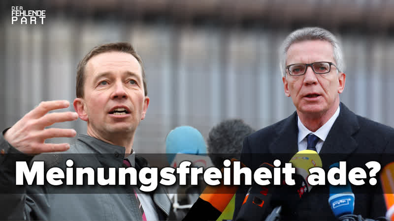 Meinungsfreiheit? das beispiel bernd lucke und thomas de maizière