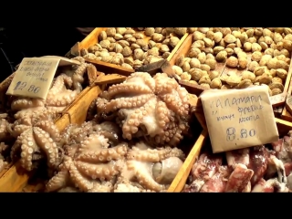 Центнальный рыбный базар в афинах прогулка