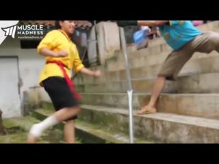 Strongest ninja girl chintya candranaya muscle(720p hd) mp4