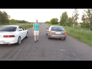 Integra dc2 k20 160 л с m\t vs civic ek3 b20 m\t эдик