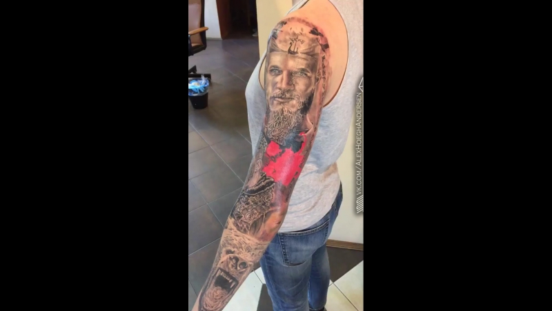 Tattoo ivar the boneless, ragnar lothbrok, floki