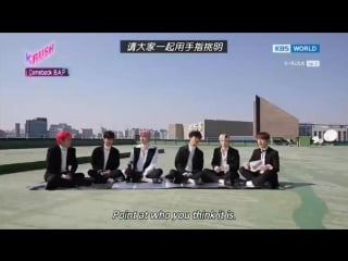 170317 [ kbs world magazine k rush ] b a p comeback interview [memorylane]