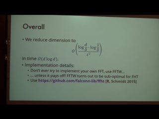 Lecture 8 | recent advances in algorithms | ilya razenshteyn