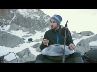 Manu delago handpan peformance high in the alps