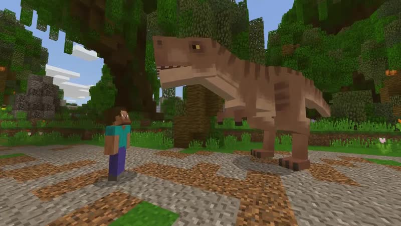 Tyrannosaurus rex addon custom animations! exclusively for 1 8 beta!