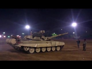 Indian army t 90 bhishma tank unloading and walkaround in mumbai