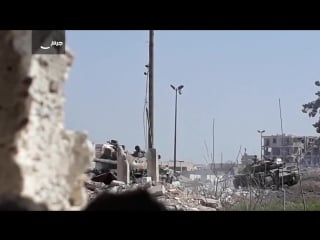 Гута боевики джейш аль ислам vs бронетехника саа