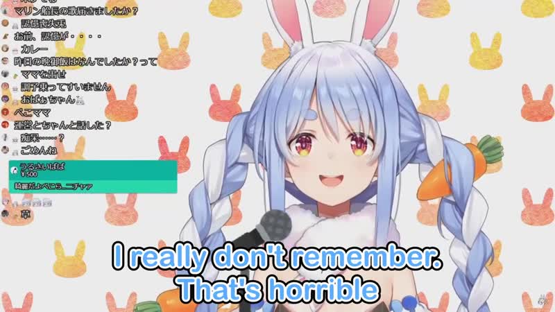 [bakaga 【hololive translations】] 【hololive】okayu comes to pekora's return stream and asks her a question【eng sub】