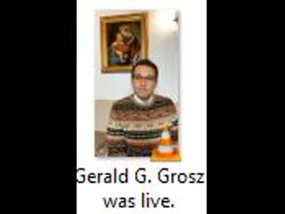 Gerald g grosz was live