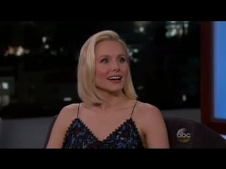 Kristen bell sexy jimmy kimmel live 3 23 2016