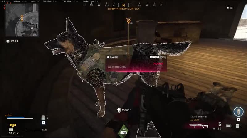 A custom smg warzone