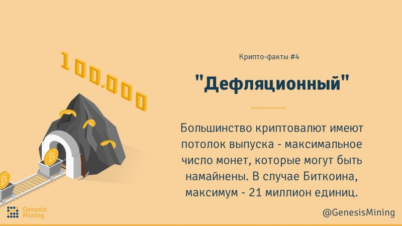 Криптофакты дефляционный