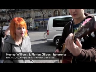 Hayley williams florian gilbon ignorance