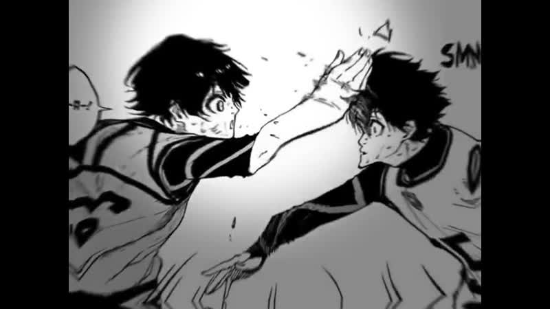 » blue lock; yoichi isagi; meguru bachira