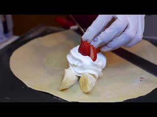 Japanese street food ice cream crepe compilation tokyo japan