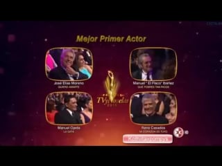 Livia brito y jose ron premios tvynovelas 2015 primer actor