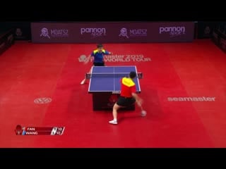 Fan zhendong vs wang chuqin | 2019 ittf world tour hungarian open highlights (1/2)