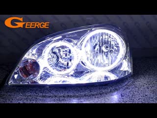 For chevrolet lacetti optra nubira 2002 2008 excellent ultra bright illumination cob led angel eyes kit halo rings