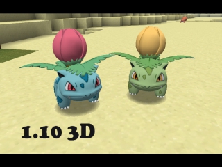 Pokepack hd 3d model and animation ivysaur