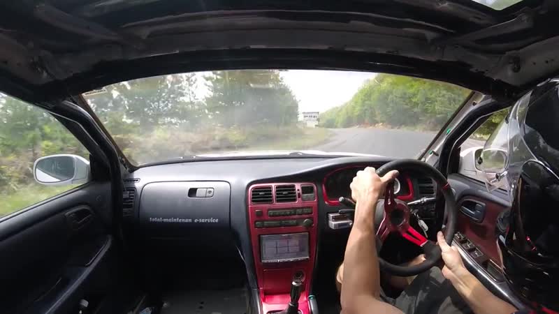 Tandem session on north course with munkfu, jzx100 vs jzx90 td06, ebisu