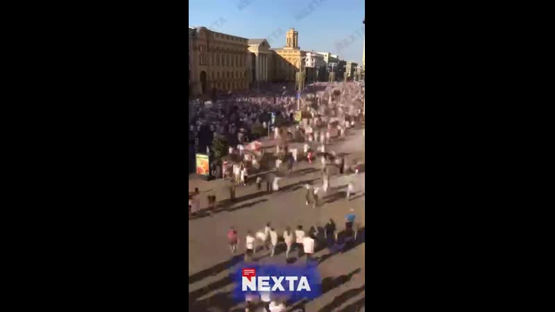 Минск в быстрой перемотке (16 августа)