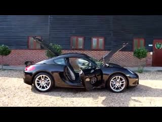 Porsche cayman 2 7 pdk finished in basalt black london uk