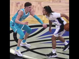 Lamelo ball and cole anthony each played well in their matchup last night black small square ️ ( 720 x 720 ) mp4