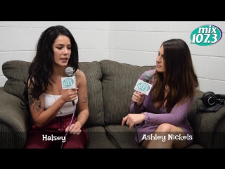 Ashley nickels with halsey at capital one arena