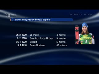 Petra vlhová pred pretekmi sp (super g val d´isére) |