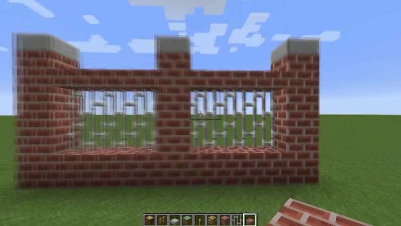 Minecraft декоративная импровизация №5 ограждения