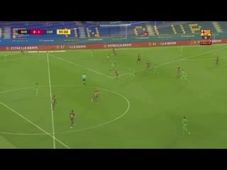 Ilias akhomach 18 years old fcbarcelona b debut