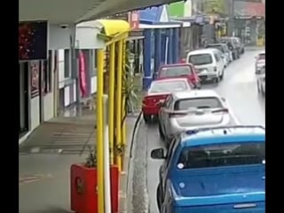 Securing your dog to a movable advertising flag wcgw?