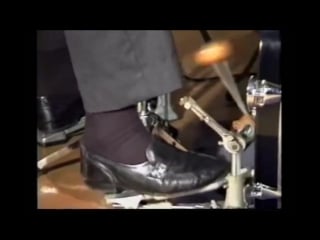 Dick cully bass drum technique on rogers swiv o matic pedal