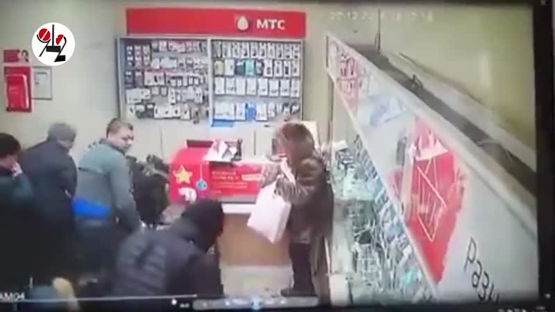 Тау налетчики громят "мтс" опера крепят злодеев real video